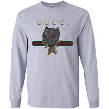 Gucci Black Panther Movies Logo T Shirts