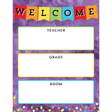 Celebrate Learning Welcome Chart Cd 114238