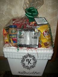 Birthday Gift Baskets For Him Sports Game Day Packers Man Gift Basket Birthday Anniversary Diy Birthday Gift Baskets Anniversary Diy Gift Baskets