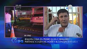 Telefuturo Informa Ø¹Ù„Ù‰ ØªÙˆÙŠØªØ±: ""No digo que estoy asustado pero estoy  preocupado por mi familia", menciona el concejal Julio Vega. #LaLupaPy en  vivo https://t.co/trMHT6h5xx #TelefuturoPyâ€¦ https://t.co/8BWdo1AXh4"