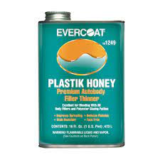 Amazon.com: Evercoat Plastik Honey Premium Auto Body Filler Thinner for  Body Fillers and Putties - 20 Fl Oz : Automotive