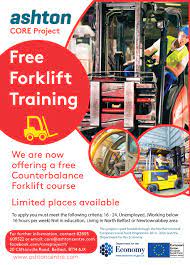 Available for unemployed or recently redundant? Free Forklift Training Ashton Community Trust