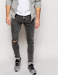 Black Acid Wash Jeans Mens Pin En Men S Fashion