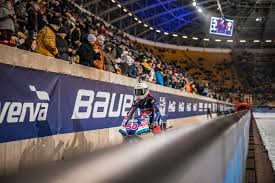 The stadium currently has a capacity of 32,085. Prustelgp Youngster Jason Dupasquier Brought Motogp Ambience To Dynamo Dresden Stadium Pruestel Gp