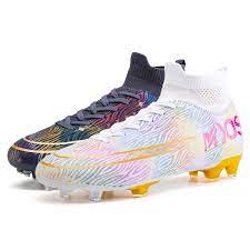 Outlast your opponents and put the ball in the back of the net with soccer cleats and shoes from nike.com. New Outdoor Hot Sale Mens Soccer Cleats High Ankle Football Shoes Long Spikes Outdoor Training Boots Men Women Soccer Shoes Soccer Shoes Aliexpress