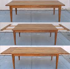 Expandable Harvest Table In Vintage Heart Pine Custom Made By Petersen Antiques Dining Room Table Dining Table Harvest Table