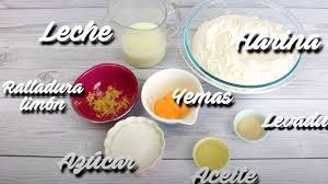 Ingredientes para hacer pajaritos dulces chilenos