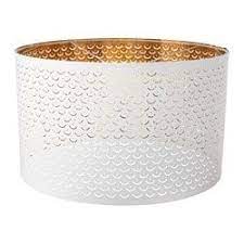 En plus d'être beaux à regarder, il faut qu'ils diffusent la lumière de façon harmonieuse et qu'ils. Nymo Lamp Shade White Brass Color 23 Ikea Painting Lamp Shades Rustic Lamp Shades Lamp Shade