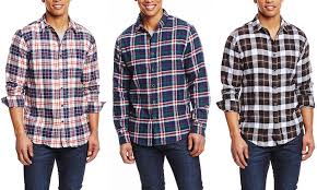 jachs mens flannel shirts groupon goods