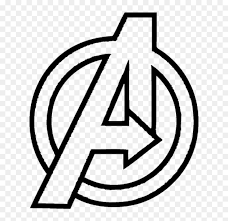 The avengers superhero coloring pages. Avengers Logo White Png Clipart Png Download Avengers Endgame Coloring Pages Transparent Png Vhv