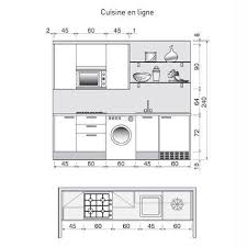 Plan De Cuisine En I Plan Cuisine Cuisine Lineaire Agencement Cuisine