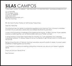 Crafting a compelling, convincing cover letter is not easy. Animator Cover Letter Sample Cover Letter Templates Examples