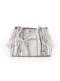 details about simply vera vera wang women gray shoulder bag one size