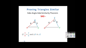 Geometry Lesson 7 3 Proving Triangles Similar Youtube