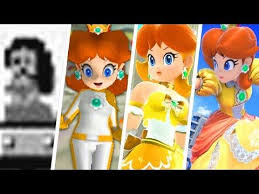 Mario kart wii bowser jr. Evolution Of Princess Daisy Outfits 1989 2018 Youtube Princess Daisy Super Mario Party Super Mario Games