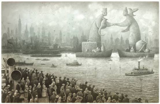 Arrival book — shaun tan