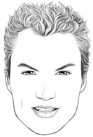 Blank Face Chart Google Search Facepaintingbusiness Face Chart Makeup Face Charts Male Face
