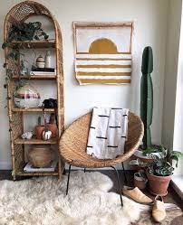 Natural Tones Boho Decor A Mix Of Mid Century Modern Bohemian And Industrial Interior Style Home And Apart Decor Apartment Decor Industrial Interior Style
