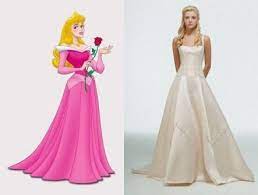 Aurora Wedding Gown Sleeping Beauty Wedding Fairy Tale Wedding Dress Sleeping Beauty Wedding Dress