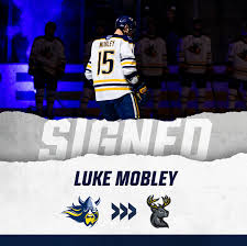 Captain Luke Mobley has inked a deal with the Iowa Heartlanders of the ECHL  #WeHoldThePen ⚔️ #BuildingChampions