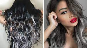 Come schiarire i capelli tinti di nero in modo naturale? Shatush Grigio Sui Capelli Neri Pro Contro E Mantenimento Capellistyle