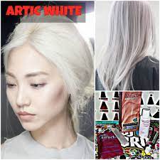Some white hair color ideas for short hair involve a lot of layers, but this great style does not. Artic White Hair Dye Colour Sale Beauty Personal Care Hair On Carousell