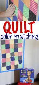 To be honest, i was a bit stumped to begin with. Llama Llama Red Pajama Quilt Color Matching I Can Teach My Child