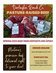 SPRING 2025 deposits are open!✨ Reserve yours at www.darlingtonranch.com No  antibiotics