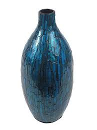 This vase is made from a slice of hollow log with a glass insert to hold the flowers. Firefly Home Collection Mother Of Pearl Ceramic Vase 5 7 Https Www Amazon Com Dp B01fk2v1ge Ref Cm Sw R Pi Dp X Bizpzbgt59r0 Vase Mosaic Vase Table Vases