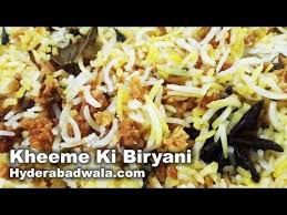 Kheeme Ki Biryani Recipe Video How To Make Hyderabadi Minced Mutton Biryani Easy Simple Biryani Recipe Biryani Recipe Video Biryani