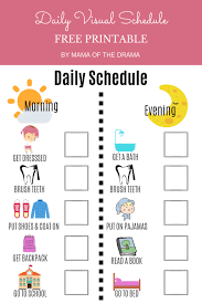 When my son was a toddler, he would wake up, eat breakfast, and watch a cartoon. Printable Visual Daily Routine Preschool Daily Routine Printables Simple Living Creative Learning Free Printable Toddler Visual Schedule That Can Also Be Used As A Preschool Visual Schedule