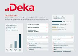 Für institutionelle kunden deka bank sucht senior investment berater. Dekabank Online Geschaftsbericht Gerasch Communication