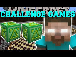 Too much tnt mod vs herobrine's mansion map! Minecraft Herobrine Fight Challenge Games Lucky Block Mod Modded Mini Game