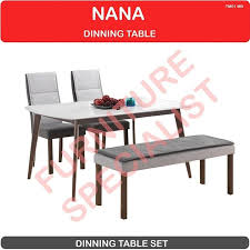 Los angeles furniture stores currently offer you a wide range of dining benches and chairs. Dining Table Set 1 Table 2 Chairs 1 Bench Furniture Tables Chairs On Carousell