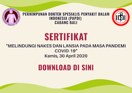 We did not find results for: Sertifikat Peserta Webinar Pelindungan Nakes Dan Lansia Pada Masa Pandemi Covid 19 Papdi Bali