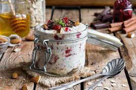 Resep quaker oat merah, resep quaker oat merah simple, resep oatmeal brokoli, . Resep Bubur Oatmeal Cokelat Tambah Irisan Stroberi Segar