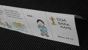 Hasil gambar untuk doa bapa kami dalam bahasa inggris yuli. Contoh Buku Mini Doa Bapa Kami