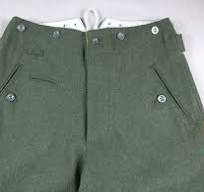 WW1 World War 1 German M1915 Field Grey Wool Trousers Pants ...