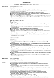 These resume templates are completely free to download. Event Manager Resume Samples Velvet Jobs