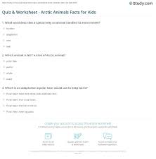 Try these trivia winter quiz questions and answers to see how much you know about this season. Quiz Worksheet Arctic Animals Facts For Kids Study Com
