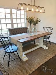 This farmhouse table is straight out of your dreams! Diy Farmhouse Pedestal Table Free Plans Video Tutorial