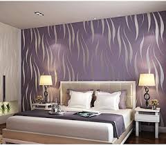 I was dubious about buying wallpaper online but i was so impressed when it arrived (well before the expected delivery date) the paper is great quality,went on perfectly and i was one strip short so ordered another roll and it came. Bedroom Wallpaper Ideas Purple Home Design Ideas