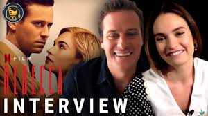 Armie hammer didn't shy away from sharing his deepest bedroom fantasies in a 2013 interview with the rebecca star also never explained another whopping bedroom confession which he made to elle. Armie Hammer Lily James Netflix S Rebecca Interviews Youtube