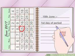 3 ways to track your menstrual cycle wikihow