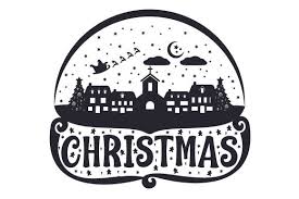 Available in svg, dxf, eps and png formats. Christmas Snow Globe With Town Svg Cut File By Creative Fabrica Crafts Creative Fabrica