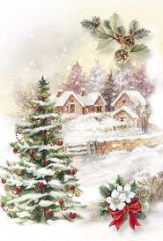 Cartolina Di Natale Immagini Di Natale Illustrazione Di Natale Natale Retro