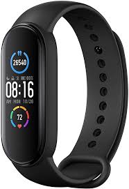 Amazon Com Xiaomi Mi Band 5 Smart Wristband 1 1 Inch Color Screen Miband With Magnetic Charging 11 Sports Modes Remote Camera Bluetooth 5 0 Global Version Black