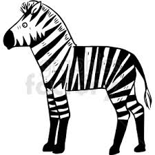 Download transparent zebra png for free on pngkey.com. Black And White Zebra Vector Clipart Commercial Use Gif Jpg Png Eps Svg Ai Pdf Clipart 412920 Graphics Factory