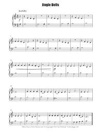 Bells on bobtails ring, d#c+a#g#d# making spirits bright. Jingle Bells Easy Sheet Music For Piano 8notes Com