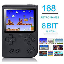 Weikin Handheld Game Console 168 Classic Games 3 Inch Lcd Screen Portable Retro Video Game C In 2020 Classic Video Games Classic Games Retro Video Games